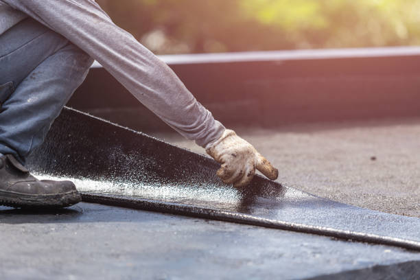 Professional Emergency Waterproofing technician working in Pineville, PA